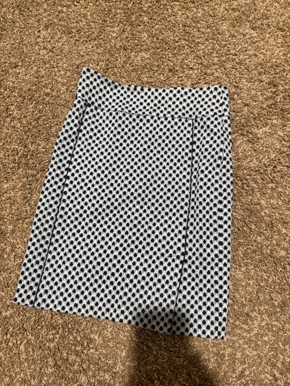 Margaret M Diamond-Print Mini Skirt